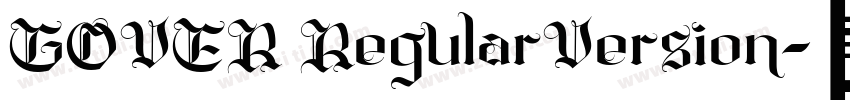 GOVER RegularVersion字体转换